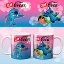 Estampas Canecas Com Café Sem Café Editáveis Mockups
