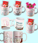 Pack 270 Artes Para Caneca Páscoa Sublimação  Corel Png Pdf