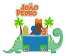 694 - Arquivo Digital Topo De Bolo Dino Baby