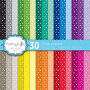 Kit Papel Digital Colorido Com Estrelas