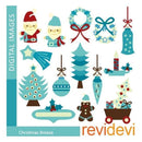 Natal Kit Digital Scrap Personalizado Digital Arquivo 29