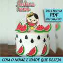 #465# Topo Magali Baby - Arquivo Personalizado