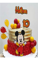 Arquivo De Corte Topo De Bolo Mickey Baby Vermelho