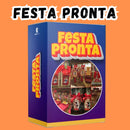 Kit Festa Pronta De Aniversário Arquivo Silhouette Topo Bolo
