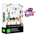 Kit Digital Aniversário Menino Festa Arquivo Png