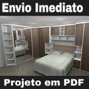 Kit 35 Projetos De Guarda Roupas Mdf + Plano De Corte