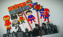 Arquivo De Corte Topo De Bolo Scrap Super Heróis