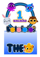 927 - Arquivo Digital Topo De Bolo Bolofofos Circular