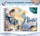 Arquivo Digital Caderneta Livro Do Bebê  Astronauta