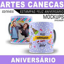 Estampas Canecas Aniversário 70 Estampas Canecas Parabéns