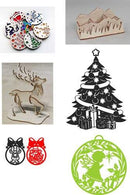 Vetores Para Natal Editável Em Corel Draw Laser Cnc Router