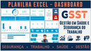 Planilha Excel Segurança Do Trabalho Com Dashboard