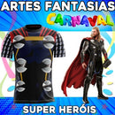 Estampas Carnaval Camisetas Fantasias Super Heróis Mockups