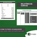 Planilha De Despesas Pessoais Com Relatório/gráfico/filtros