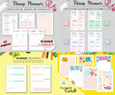 Combo Digital Planners Diários, Semanal, Mensal E  Fitness