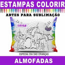 Desenhos Png Colorir Almofadas Dia Das Crianças