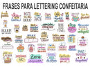Arquivo Digital Lettering Confeitaria Png