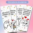 10 Arte Marcador De Páginas Arquivo Para Impressão Pdf + Png