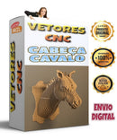 Vetor, Troféu De Caça, Cavalo 2, Cnc Laser