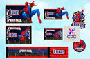 arquivo SILHOUETTE ETIQUETA ESCOLAR HOMEM ARANHA