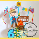 Arquivo De Corte Topo De Bolo Festa Junina Menino 01