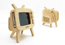 Porta Celular Tv Retro Vector Corte Láser Modelo Especial!!