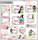 kit completo arquivo  pdf png encadernaçao sublimaçao - MULAN