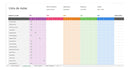 Planilha Lista Para Presenca De Classe Escola Em Excel