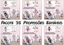 Pacote Artes Para Canecas - Profissões Femininas Fofas