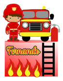 802 -arquivo Digital  Topo De Bolo Bombeiros