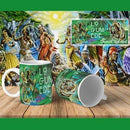 Artes Corel Orixás Sublimação Pacote Estampas Editáveis