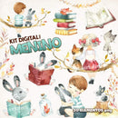 Kit Digital Menino Aquarela