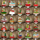 Arquivo De Corte Topos De Bolo Natal /camadas - Studio