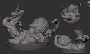 Shingeki No Kyojin Mikasa Y Annie Titan Stl Obj Impresión 3d