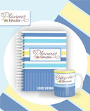 Arquivo Digital Planner De Estudos Masculino