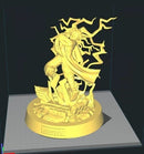 Kimetsu No Yaiba Zenitsu Agatsuma Stl Obj Para Impresión 3d