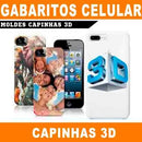 Moldes 3d Capas Sublimação Case Capinhas Celular Gabaritos