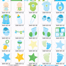 Kit Papel Scrapbook Digital Baby Boy (meninos) Png