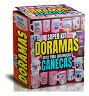 Pack 60 Artes Sublimação Canecas Doramas - Envio Imediato