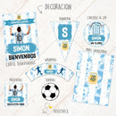 Argentina Futbol Mundial + Props De Regalo ** Editable **