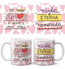 Pacote Artes Canecas Frases Coloridas Namorados Pandoca