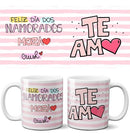 Estampas Frases Coloridas Canecas Namorados Mockups Pandoca