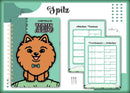 Caderneta Vacina Pet Spitz Caramelo Macho -arquivo Digital