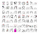 Kit Digital 120 Artes Bento Flork Cake Meme Png