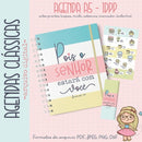 Arquivo Encadernação Agenda Planner Lettering Mimos