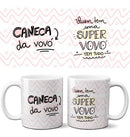 Pack Artes Dia Dos Avós Artes Sublimação Canecas Pandoca