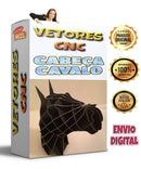 Vetor, Troféu De Caça, Cavalo, Cnc Laser