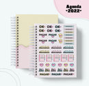 Agenda Planner Dezenas De Arquivos Encadernação Frete Grá