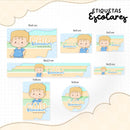 Arquivo Etiqueta Escolar Menino Loiro 1 Studio Pdf Png Dxf