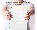 Arquivos Digital Agenda A5 Permanente  1dpp-sunflowers 2024
